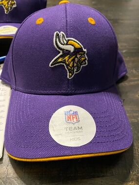 Minnesota Vikings Purple Kids NFL Team Cap ( C362)(red 75)